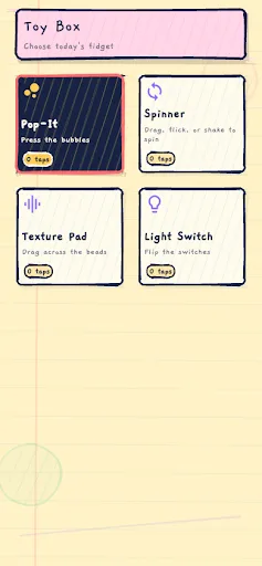Fidget Doodle Android app screenshot 2