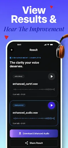 Audio Enhancer & Noise Reducer Android app screenshot 5