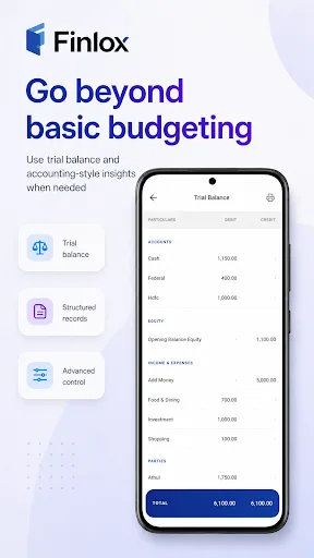 Finlox: Money Manager Android app screenshot 1