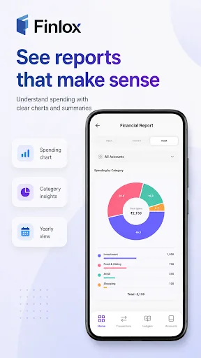 Finlox: Money Manager Android app screenshot 2