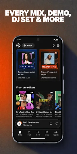 SoundCloud: The Music You Love Android app screenshot 3