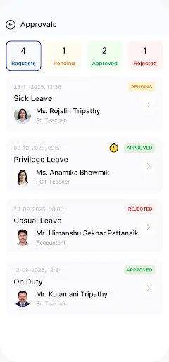 Sparrow Campus Pro Android app screenshot 6