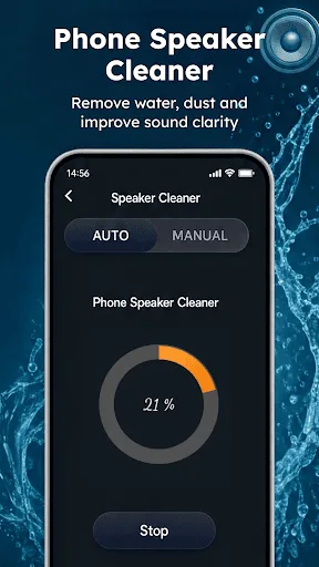Speaker Cleaner Auto Android app screenshot 2