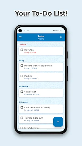 To Do List Android app screenshot 1