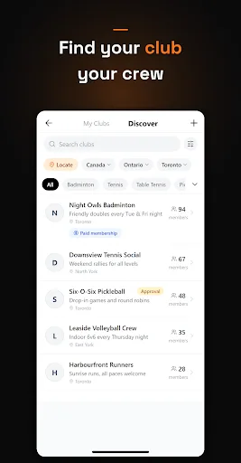 Sporvio Android app screenshot 3