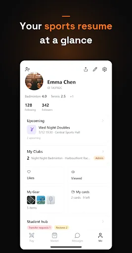 Sporvio Android app screenshot 6