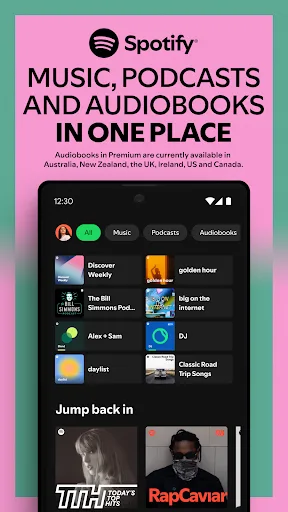 Spotify: Music and Podcasts Android app screenshot 1