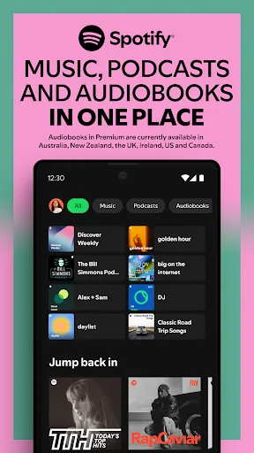 Spotify: Music & Podcasts Android app screenshot 1