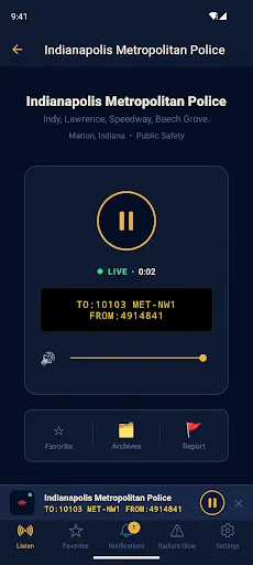 Squawster - Police Scanner Android app screenshot 2