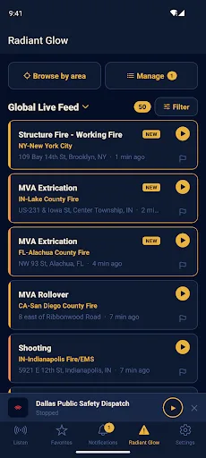 Squawster - Police Scanner Android app screenshot 4