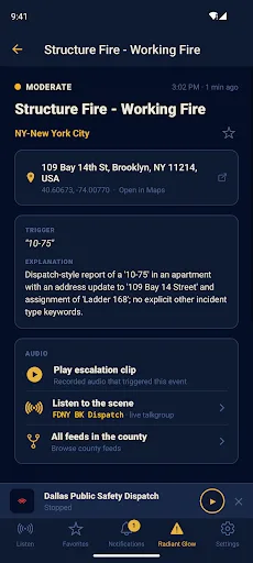 Squawster - Police Scanner Android app screenshot 5