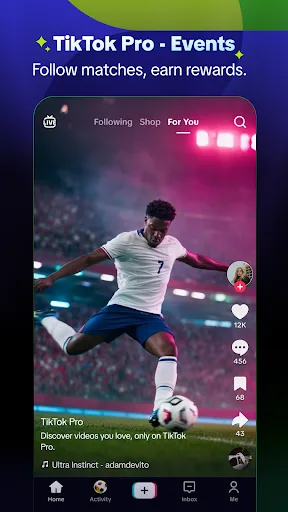 TikTok Pro - Events Android app screenshot 1