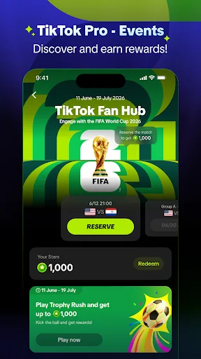 TikTok Pro - Events Android app screenshot 2