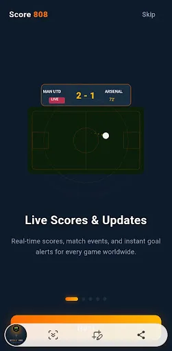 Score 808 - Live Football TV Android app screenshot 2