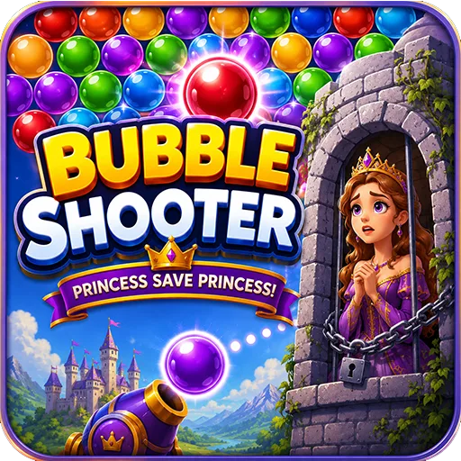 Bubble Shooter Princess Rescue Android app icon