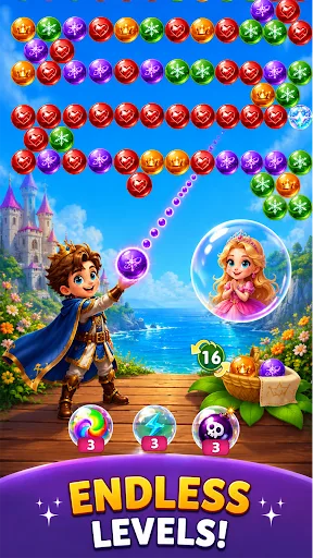 Bubble Shooter Princess Rescue Android app screenshot 3