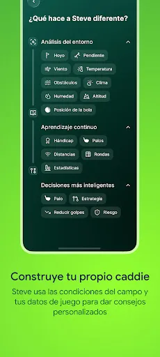 Steve: Caddie Android app screenshot 2