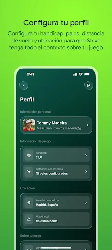 Steve: Caddie Android app screenshot 3