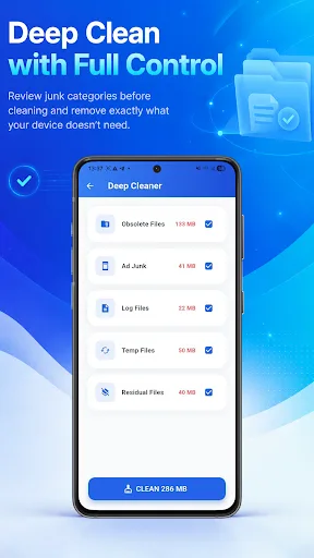 Glow Cleaner:Storage Optimizer Android app screenshot 5