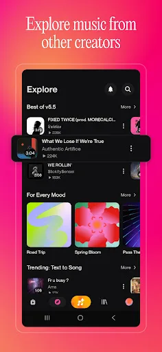 Suno - AI Music & Songs Maker Android app screenshot 3