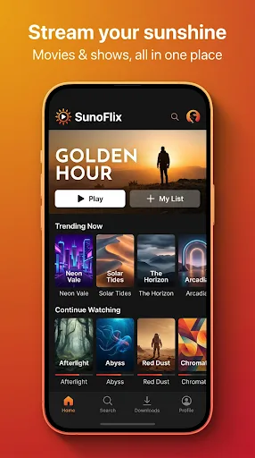 SunoFlix Android app screenshot 1