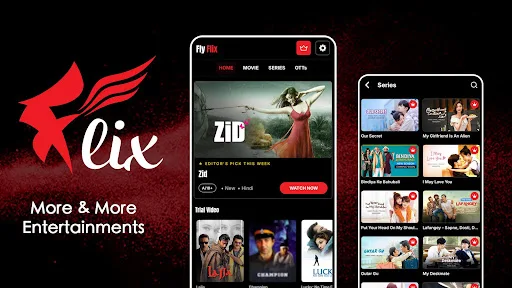 Fly Flix Android app screenshot 1