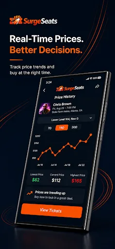 Surge Seats Android app screenshot 2