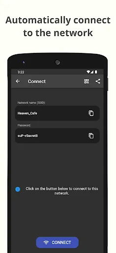 WiFi QR Connect Android app screenshot 2