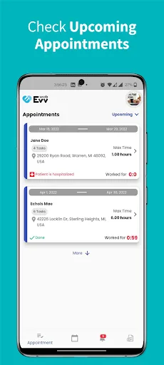 webEVV Android app screenshot 3