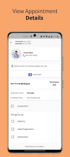 webEVV Android app screenshot 4