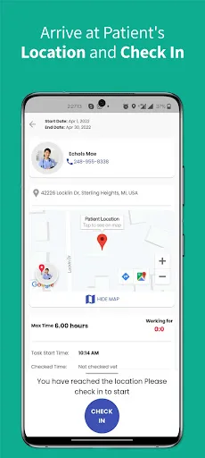 webEVV Android app screenshot 5