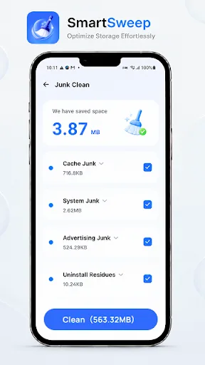 SmartSweep Android app screenshot 4
