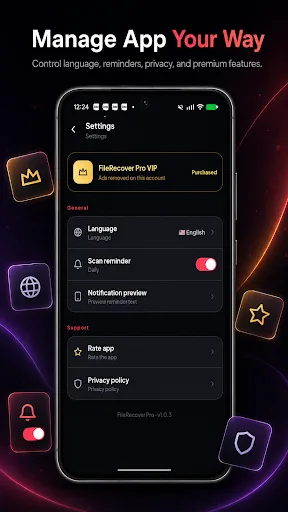 FileRecover: Restore & QR Android app screenshot 4
