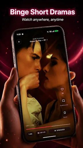 DramaKiss: Short Drama & Reels Android app screenshot 1