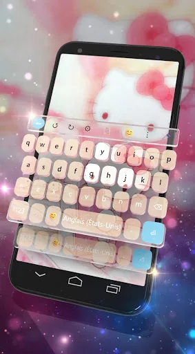 Cute kawaii Keyboard Theme Android app screenshot 1