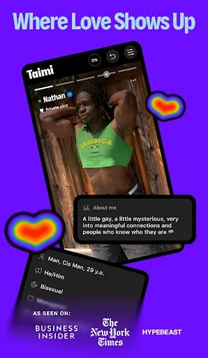 Taimi: LGBTQ+ Dating & Meet Up Android app screenshot 2