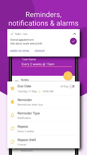 Tasks: To Do List & Reminders Android app screenshot 2