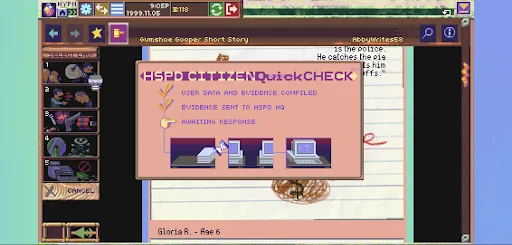 Hypnospace Outlaw Android app screenshot 5