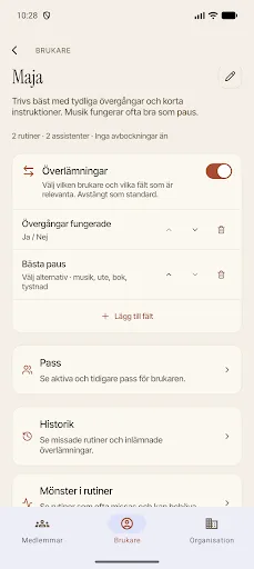 Foveo - Personlig assistans Android app screenshot 4