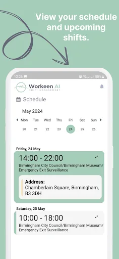 Workeen AI Android app screenshot 4