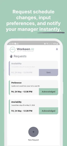 Workeen AI Android app screenshot 6