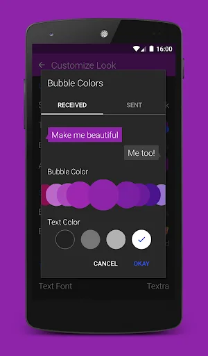 Textra SMS Android app screenshot 2