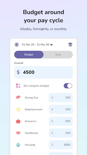 Budgeting App - Spend Tracker Android app screenshot 4