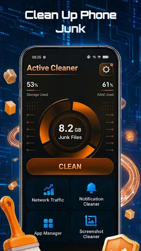Active Cleaner Android app screenshot 1