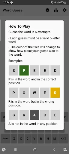 Offline Word Guess - No Limits Android app screenshot 2