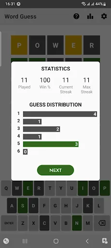 Offline Word Guess - No Limits Android app screenshot 5