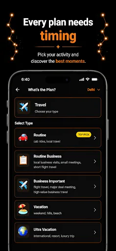 TLA STAR: Muhurat & Transits Android app screenshot 2