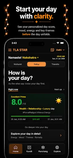 TLA STAR: Muhurat & Transits Android app screenshot 5