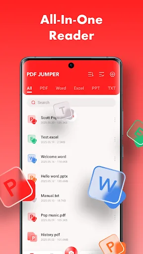 PDF Jumper & Document Reader Android app screenshot 2