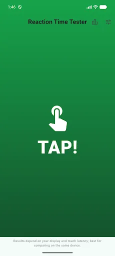 Reaction Time Tester Android app screenshot 2
